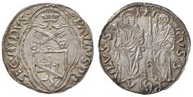 Callisto III (1455-1458) Ancona - Terzo di grosso - Munt. 59 AG (g 1,30) Splendido esemplare

SPL+