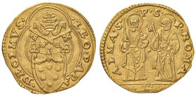 Leone X (1513-1521) Ducato papale – Munt. 6 AU (g 3,50) R 

SPL+