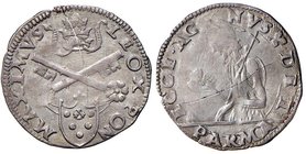 Leone X (1513-1521) Parma – Grosso da 3 soldi – Munt. 137 AG (g 1,32) RRRRR Frattura del tondello ma di bella qualità per questa moneta estremamente r...