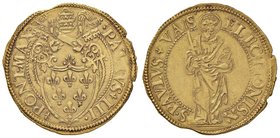 Paolo III (1534-1549) Scudo d’oro – Munt. 19 AU (g 3,41) RR 

SPL/SPL+