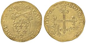 Paolo III (1534-1549) Bologna – Scudo d’oro armetta Ferrero – Munt. 88 AU (g 3,26) Schiacciature e ondulazioni del tondello

SPL
