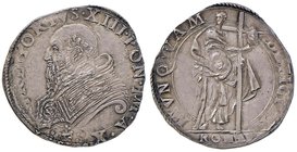 Gregorio XIII (1572-1585) Testone A. X – Munt. 46 AG (g 9,53) Segni di ribattitura ma esemplare di bella qualità

SPL