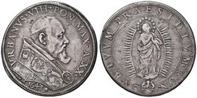 Urbano VIII (1623-1644) Piastra 1643 A. XX – Munt. 31 AG (g 31,59)

qBB