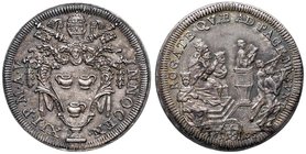 Innocenzo XII (1691-1700) Testone 1695 A. V – Munt. 49 AG (g 9,17) R Splendida patina iridescente

SPL+