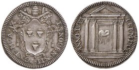 Innocenzo XII (1691-1700) Giulio 1700 A. IX Giubileo – Munt. 53 AG (g 3,01) Bella patina 

SPL+