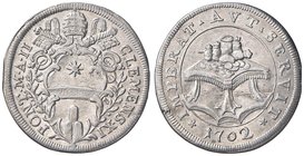 Clemente XI (1700-1721) Testone 1702 A. II – Munt. 67 AG (g 9,12) RR Colpetto al bordo

SPL