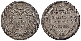 Innocenzo XIII (1721-1724) Giulio 1721 del Possesso – Munt. 9 AG (g 3,00) RRR Splendida patina iridescente

SPL/qFDC