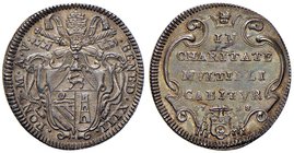 Benedetto XIII (1724-1730) Giulio 1728 A. V – Munt. 8 AG (g 3,00) RR Splendida patina iridescente

qFDC