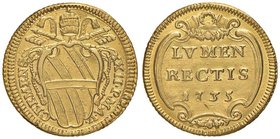 Clemente XII (1730-1740) Scudo d’oro 1735 A. V – Munt. 14 AU (g 3,06)

SPL