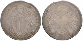 Benedetto XIV (1740-1758) Bologna - Scudo 1740 – Munt. 225 AG (g 23,57) RRR Mancanza di conio sul bordo, moneta di grande rarità

MB/B