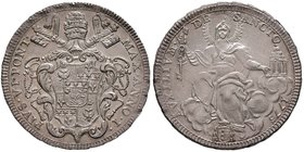 Pio VI (1774-1799) Mezzo scudo 1775 A. I – Munt. 20 AG (g 13,25) Conservazione eccezionale 

FDC
