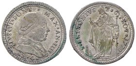 Pio VI (1774-1799) Bologna – Muraiola da 4 baiocchi 1778 – Munt. 235 MI (g 3,28) Bell’esemplare per questo tipo di moneta

SPL