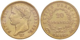 Napoleone (1802-1814) 20 Franchi 1812 Roma – Gig. 17 AU Sigillato “buon BB” da Numismatica Ranieri

BB+