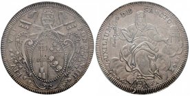 Pio VII (1800-1823) Scudo 1802 A. III – Nomisma 22 AG In slab PCGS MS63. Conservazione eccezionale per questo tipo di moneta

FDC