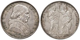 Pio VIII (1829-1830) Scudo 1830 A. I – Nomisma 110 AG (g 26,45)

FDC