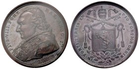 Pio VIII (1829-1830) Medaglia 1829 A. I – Opus: Davilli – AE RR In slab PCGS SP63. Conservazione eccezionale

FDC