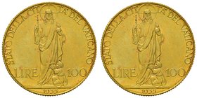 Pio XI (1922-1939) Divisionale 1935 – Nomisma 708 AU, AG, NI, CU RR Lotto di nove monete

SPL/FDC