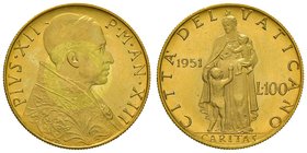 Pio XII (1939-1958) Divisionale 1951 – Nomisma 747 AU, IT RR Lotto di cinque monete

FDC