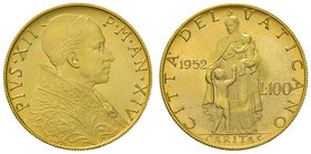 Pio XII (1939-1958) Divisionale 1952 – Nomisma 748 AU, IT RR Lotto di cinque monete

FDC