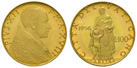Pio XII (1939-1958) Divisionale 1956 – Nomisma 751 AU, AC, IT RR Lotto di sette monete

FDC