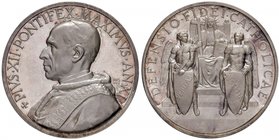 Pio XII (1939-1958) Medaglia A. XI Difesa della Fede cattolica – Opus: Mistruzzi – Bart. 949 AG (g 40,15 – Ø 44 mm) Conservazione eccezionale con fond...