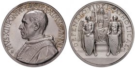 Pio XII (1939-1958) Medaglia A. XI Difesa della Fede cattolica – Opus: Mistruzzi – Bart. 949 AG (g 38,15 – Ø 44 mm) Conservazione eccezionale con fond...