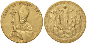 Giovanni Paolo II (1978-2005) Medaglia 1986 Viaggio in Asia e Oceania – Opus: Manfrini – AU (g 25,38 marcato 750 – Ø 36 mm) Versione senza appiccagnol...