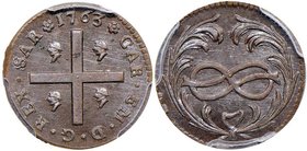 Carlo Emanuele III (1730-1773) Monetazione per la Sardegna - Cagliarese 1763 – Nomisma 268 CU In slab PCGS MS65BN. Conservazione eccezionale, tanto pi...