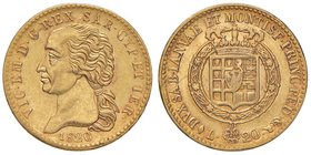 Vittorio Emanuele I (1814-1821) 20 Lire 1820 – Nomisma 512 AU R

SPL/BB+