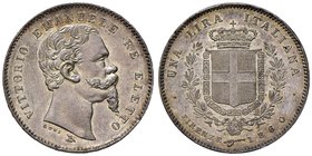 Vittorio Emanuele II re eletto (1859-1861) Lira 1860 F mano con scettro – Nomisma 832; Pag. 441 AG

FDC