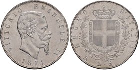 Vittorio Emanuele II (1861-1878) 5 Lire 1871 R – Nomisma 890 AG R

FDC