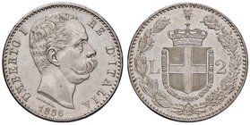 Umberto I (1878-1900) 2 Lire 1886 – Nomisma 999 AG

FDC