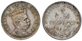 Umberto I (1878-1900) Eritrea - 50 Centesimi 1890 – Nomisma 1044 AG R

FDC