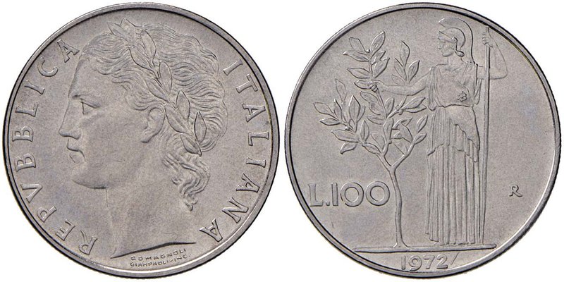 REPUBBLICA ITALIANA 100 Lire 1972 / – AC RR

FDC