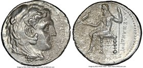 MACEDONIAN KINGDOM. Alexander III the Great (336-323 BC). AR tetradrachm (26mm, 1h). NGC VF. Early posthumous issue of 'Babylon', ca. 323-317 BC. Head...