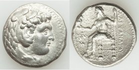 MACEDONIAN KINGDOM. Alexander III the Great (336-323 BC). AR tetradrachm (25mm, 16.84 gm, 9h). About XF. Lifetime issue of 'Babylon', ca. 325-323 BC. ...
