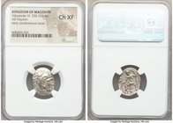 MACEDONIAN KINGDOM. Alexander III the Great (336-323 BC). AR drachm (16mm, 11h). NGC Choice XF. Posthumous issue of uncertain mint in Greece or Macedo...