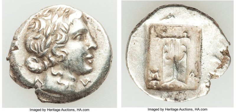 LYCIAN LEAGUE. Masicytes. Ca. 1st century BC. AR hemidrachm (15mm, 2.02 gm, 1h)....