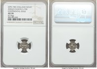 Anglo-Saxon. Continental Sceat ND (695-740) AU58 NGC, Frisian mint, S-790. (cf reverse of S-800). Anthracite toning over lustrous white surfaces. 

HI...