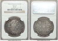 Charles II Crown 1662 VF25 NGC, KM417.1, S-3350, ESC-18. Overall center flatness in strike, lavender-gray toning. 

HID09801242017