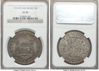 Charles III 8 Reales 1761 Mo-MM XF40 NGC, Mexico City mint, KM105. Tip of cross between H and I in legend.

HID09801242017