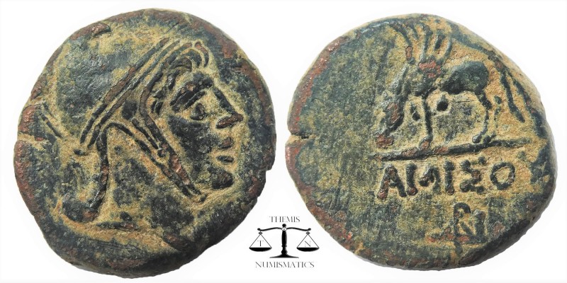 PONTOS. Amisos. Ae (Circa 85-65 BC).
Time of Mithradates VI Eupator. 13,42 gr. ...