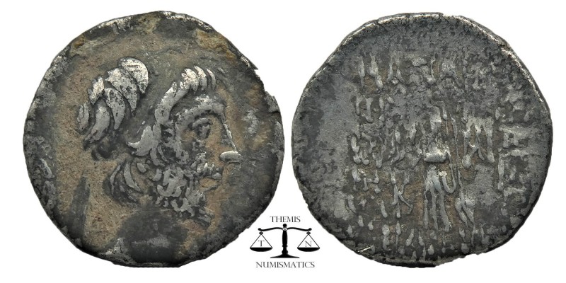 Ariobarzanes III Kings of Cappadocia, Eusebeia AR Drachm 52-42 BC
Diademed, and...