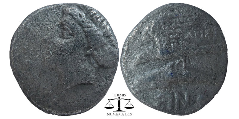 Sinope , Paphlagonia. AR Drachm c. 410-350 BC.
Head of nymph left, wearing ear-r...