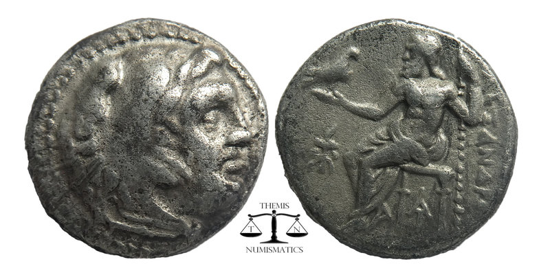 Macedonian Kingdom. Alexander III the Great. 336-323 B.C. AR drachm
Sardes mint,...