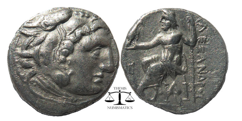 Kingdom of Macedon. Alexander III 'the Great' AR Drachm. Sardes, circa 319-315 B...