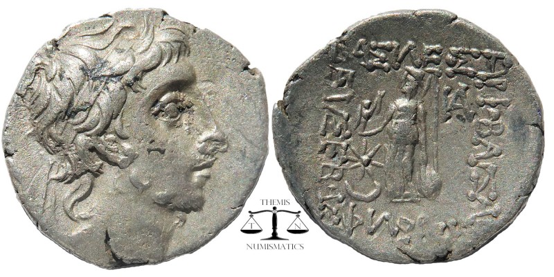 Ariobarzanes III Kings of Cappadocia, Eusebeia AR Drachm. 52-42 BC
Diademed, an...