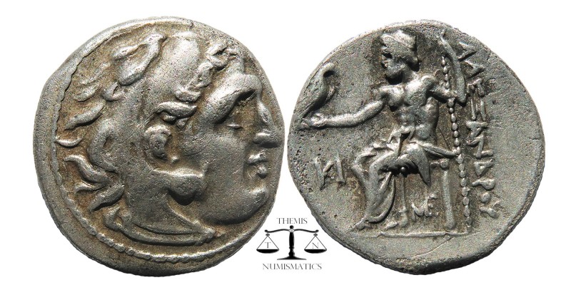 KINGS of MACEDON. Alexander III ‘the Great’. 336-323 BC. AR Drachm 
Head of Her...