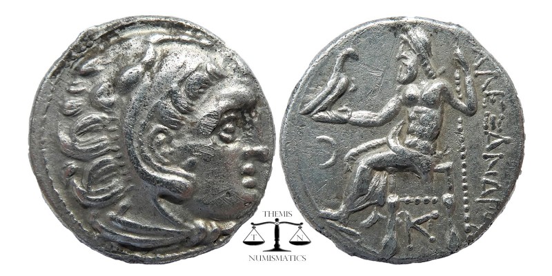 Macedonian Kingdom. Alexander III the Great. 336-323 B.C. AR drachm .
Colophon ...