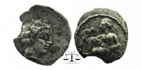 Cilicia, Tarsos AR Obol. Circa 389-375 BC
Female kneeling left, tossing astralagoi / Male head right.
Casabonne Group K2; Göktürk 17–8; SNG France 2...